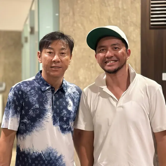 Potret 7 Artis Bareng Shin Tae-yong, Ucap Terima Kasih dan Salam Perpisahan