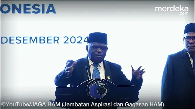 Natalius Pigai Sebut Hanya Punya 3 Pacar/Youtube Merdeka.com