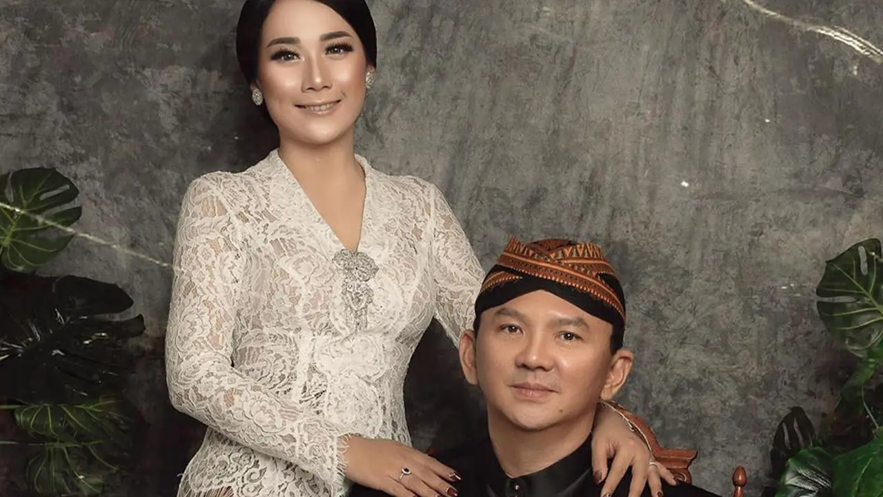 FOTO: Sepuluh Bulan Menikah, Ahok dan Puput Nastiti Pamerkan Foto Pernikahan