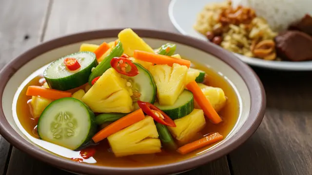 Resep Acar Nanas Nasi Kebuli yang Wajib Dicoba (AI Generated)