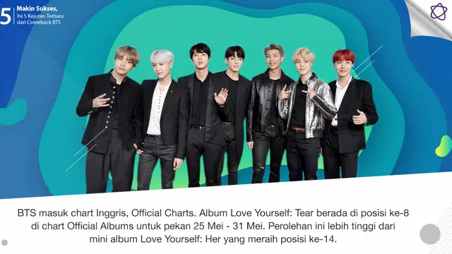 [Bintang] Makin Sukses, Ini 5 Kejutan Terbaru dari Comeback BTS