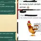 6 Chat Dosen Iseng Balas Pesan Mahasiswa Pakai Stiker Ini Kocak (Twitter/txtdarigajelas)