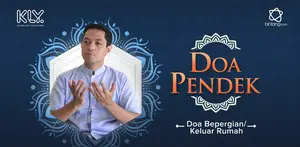 Dengan menyebut nama Allah aku bertawakal kepada Allah, tiada daya kekuatan melainkan dengan pertologan Allah (HR. Abu Daud 595)