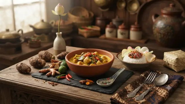 Resep Gulai Kimpul Sederhana dengan Bumbu Rumahan