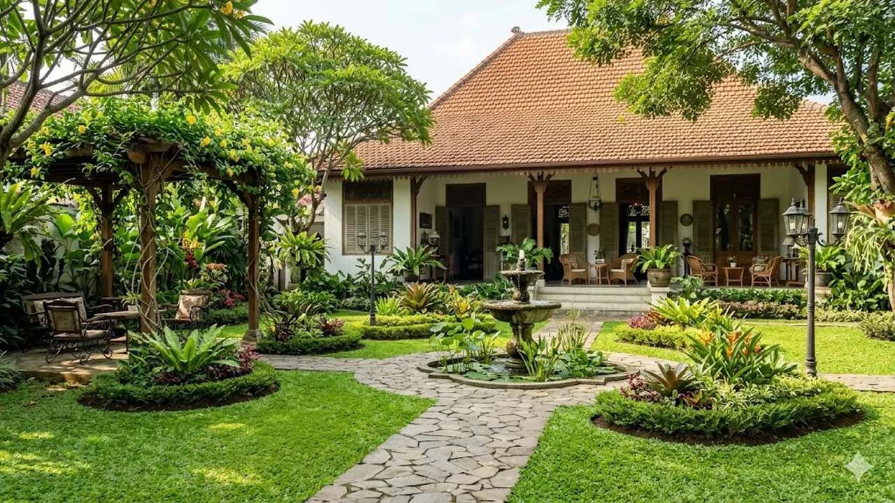 Inspirasi Halaman Rumah Zaman Dulu yang Masih Menarik Ditiru