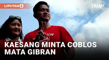 Kaesang Minta Masyarakat Coblos Mata Gibran