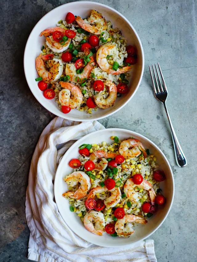 Contoh ilustrasi olahan udang