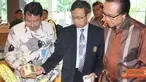 Citizen6, Baranangsiang: Menurut MKP Sharif Cicip Sutardjo untuk mencapai swasembada garam nasional, terdapat dua kebijakan yaitu kebijakan garam konsumsi dan industri. (Pengirim: Efrimal Bahri)