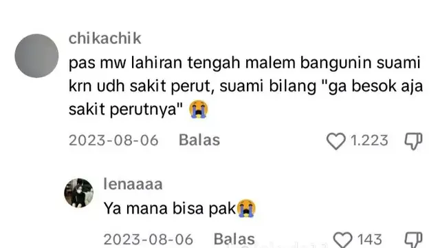 6 Cerita Celetukan Kocak Suami ketika Dampingi Istri Melahirkan Ini Bikin Ngakak