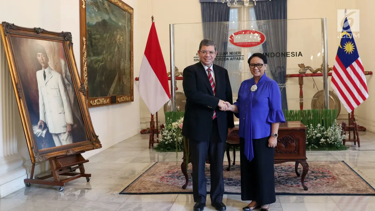 Menlu Retno Terima Kunjungan Menlu Malaysia