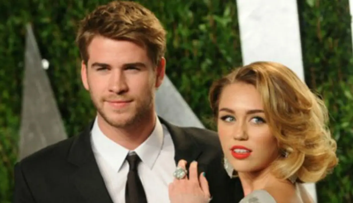 Alih-alih rencana pernikahan makin matang, hubungan Miley Cyrus dan Liam Hemsworth kandas (AP Photo)