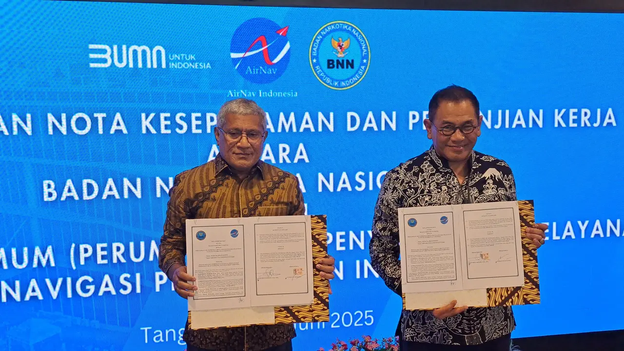 Airnav Gandeng BNN untuk Pastikan Lingkungan Penerbangan Bebas Narkoba