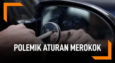 Polemik Aturan Merokok Saat Berkendara Denda 750 Ribu