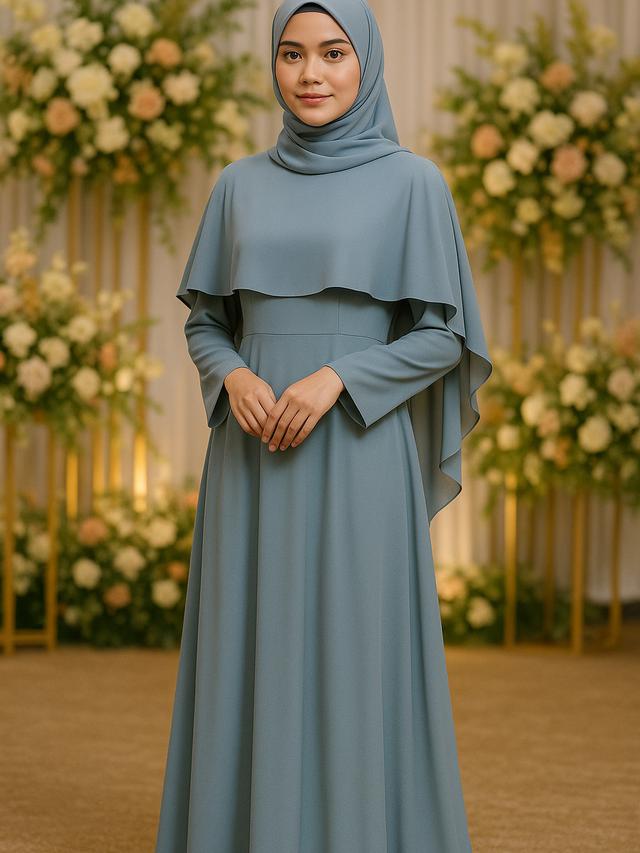 8 Model Baju Bridesmaid Hijab Tren 2025, Gaya Simpel tapi Bikin Semua ...
