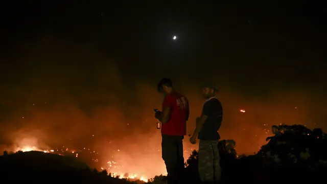 Kebakaran Lahan di Destinasi Wisata Yunani, 19 Ribu Turis dan Warga Lokal Dievakuasi
