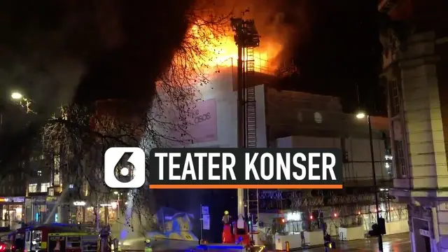 VIDEO: Teater Ikonik Koko di London Terbakar