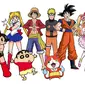 Karakter anime-manga Naruto, One Piece, Dragon Ball, Sailor Moon, Shin-Chan, dll. (onepiecepodcast.com)