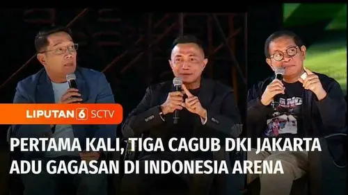 VIDEO: Pertama Kali Duduk Bersama, Tiga Paslon Pilkada Jakarta Adu Gagasan