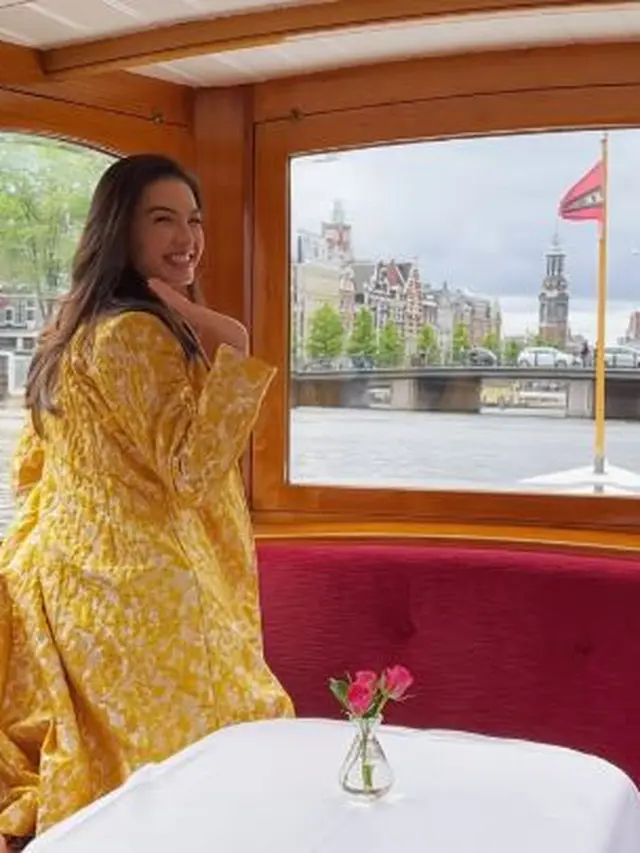 Raline Shah di Amsterdam, Belanda (Instagram/ralineshah)