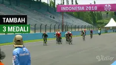 Indonesia menambah dua medali perunggu dan satu perak dari cabang balap sepeda Asian Para Games 2018 di Sirkuit Sentul, Selasa (9/10/2018).