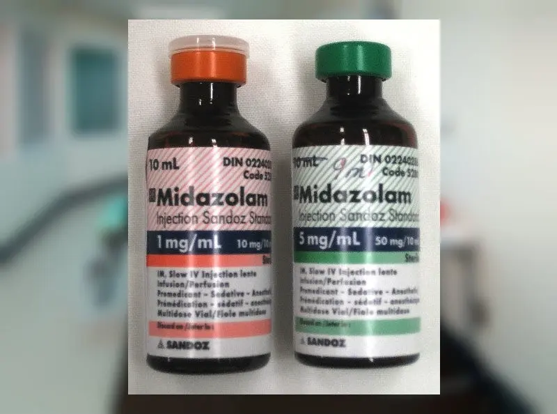 Sedative midazolam yang digunakan dalam prosedur eksekusi mati di Amerika Serikat (Wikipedia)