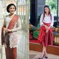 Simple tapi kece lewat paduan kemeja dengan celana dan sepatu serba putih. [Instagram/yukikt]