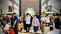 Tiba di Ngawi, Jokowi Tunaikan Salat Jumat Berjemaah