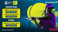 Link Live Streaming WTA 250 Tennis in the Land Semifinal dan Final 202 di Vidio. (Sumber : dok. vidio.com)