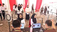 Proses pemeriksaan data diri peserta seleksi CASN kejaksaan. Foto : (Istimewa).