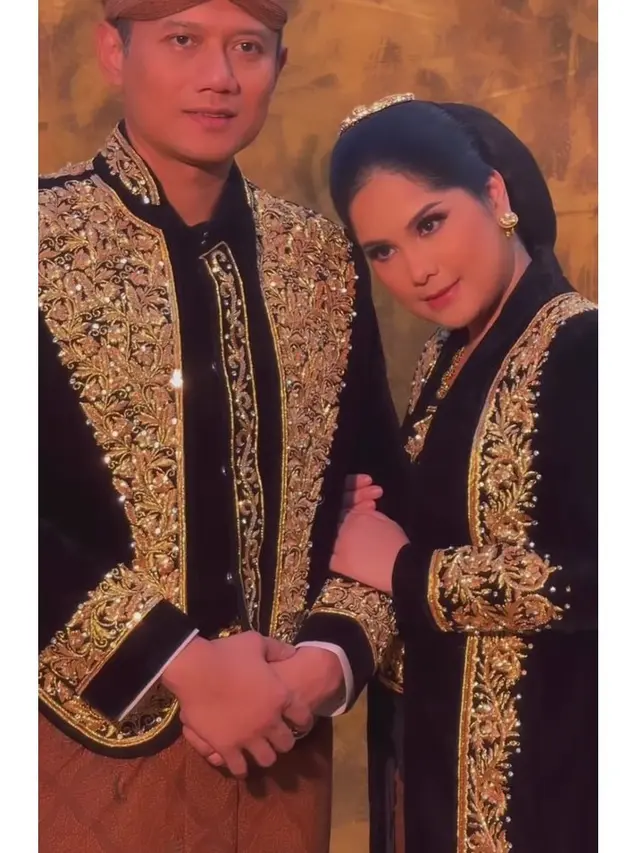 7 Gaya Pemotretan Terbaru Keluarga AHY dan Annisa Pohan, Usung Konsep Adat Jawa