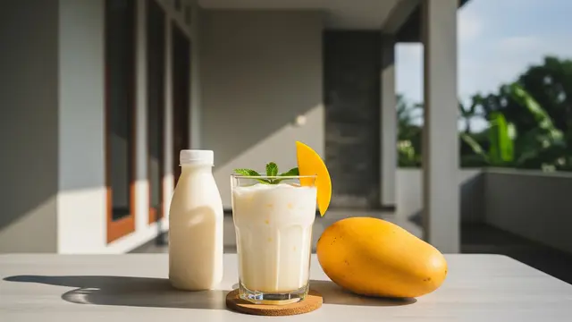 Creamy Mango Yogurt Drink