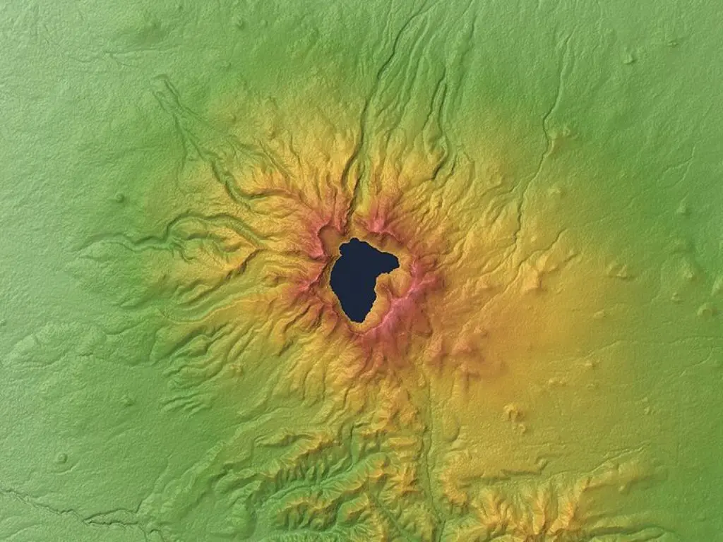 Tonjolan misterius terlihat di dalam dan sekitar Gunung Paektu antara 2002 dan 2005 (Wikipedia)