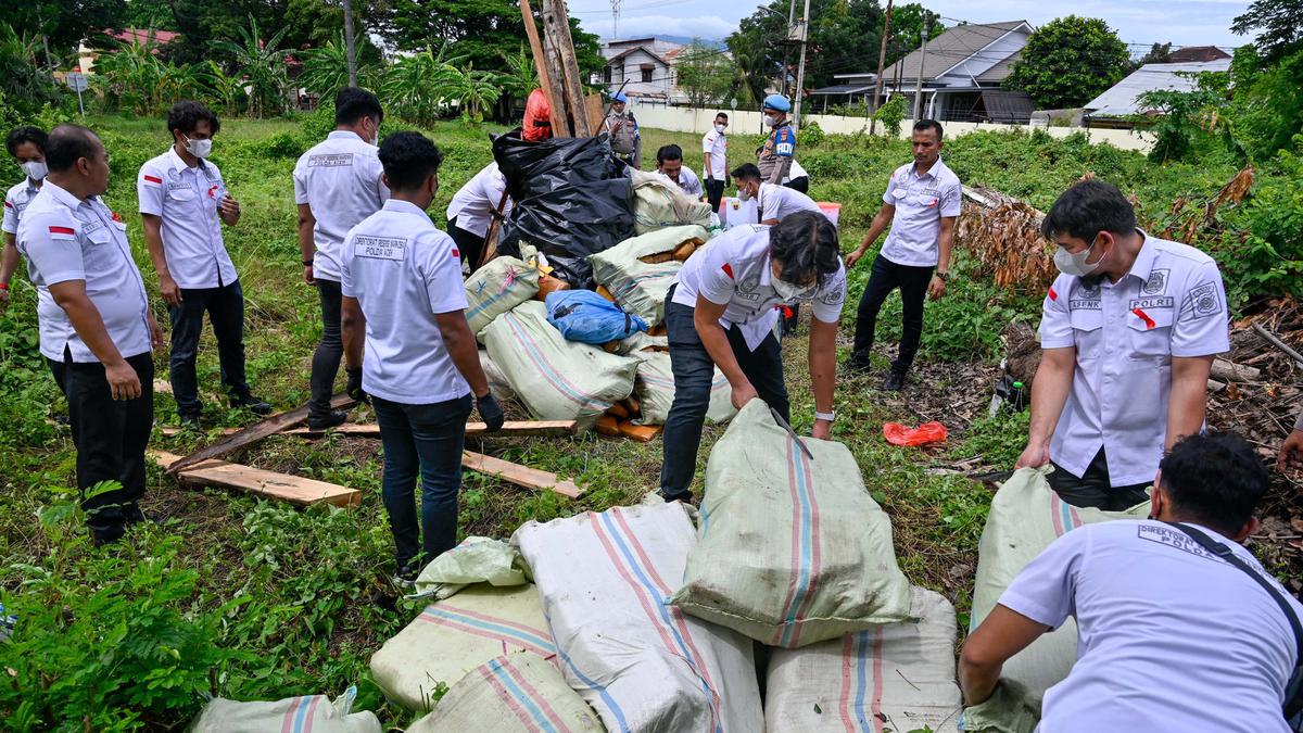 Polda Aceh Musnahkan Ratusan Kilogram Barang Bukti Narkoba Jaringan Internasional