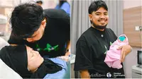 6 Potret Detik-Detik Istri Rigen Melahirkan Anak Ketiga, Penuh Perjuangan