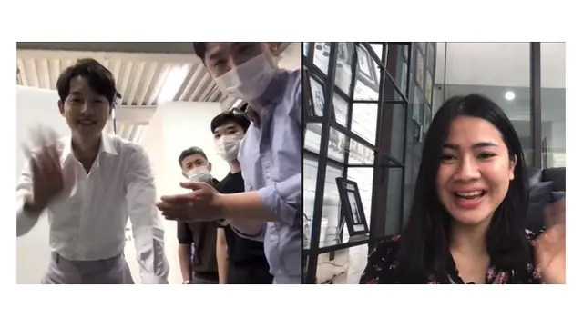 Ngidamnya Terpenuhi, Ini 6 Momen Felicya Angelista Video Call Bareng Song Joong Ki