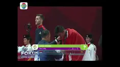 Rifki tampil cemerlang di laga puncak saat menghadapi atlet Iran Amir Mahdi Zadeh di nomor kumite 60 kilogram.