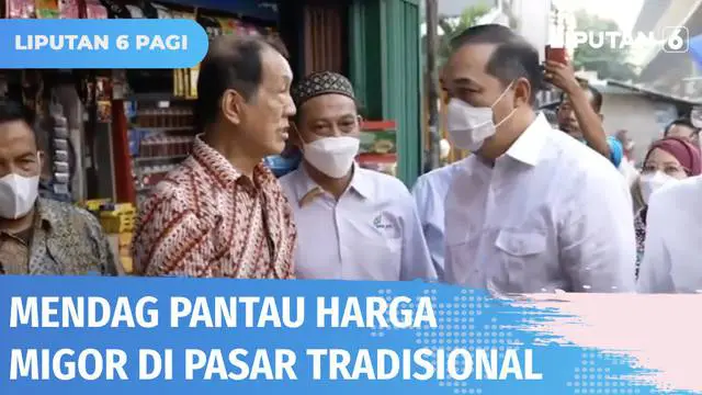 Menteri Perdagangan, M Lutfi, Selasa (07/06) siang mendatangi Pasar Ampera Kampung Ambon Jakarta. Mendag hendak pastikan sistem teknologi digital bisa optimalkan pendistribusian minyak goreng curah untuk rakyat.