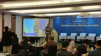 Kepala Badan Kebijakan Fiskal Kementerian Keuangan, Febrio Nathan Kacaribu bicara mengenai RAPBN 2025 (dok: Arief)