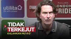 Berita video Pelatih Brentford, Thomas Frank, mengatakan dirinya tidak bisa bilang terkejut setelah timnya mengalahkan MU dengan skor 4-0 pada pekan kedua Liga Inggris (Premier League) 2022/2023.