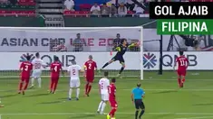 Berita video momen gol tak terduga Filipina yang bisa dikatakan ajaib saat menghadapi Kyrgyzstan di Piala Asia 2019, Rabu (16/1/2019).