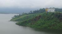 Proyek pengisian air (impounding) waduk Jatigede, Sumedang, Jawa Barat, belum rampung 100 persen. (Foto: Zulfi S/Liputan6.com)