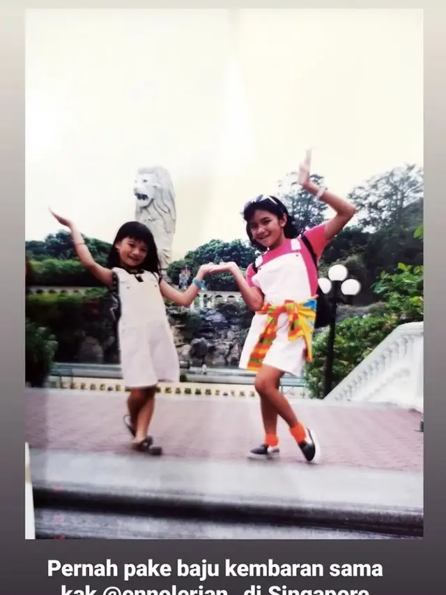 Potret Jadul Leony Trio Kwek Kwek Bareng Sesama Mantan Artis Cilik (Foto: Instagram/@leonyvh)