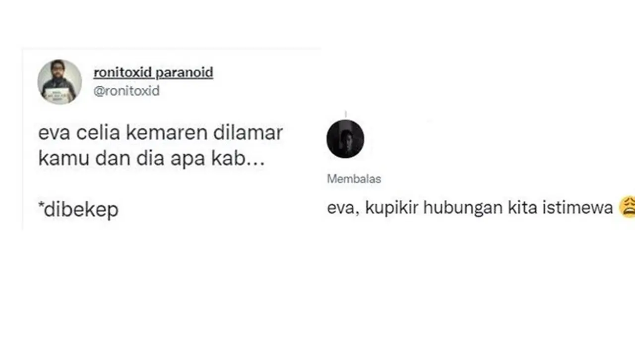 7 Reaksi Kocak Warganet Lihat Eva Celia Dilamar Ini Bikin Nyengir
