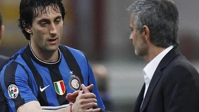 Diego Milito - Jose Mourinho