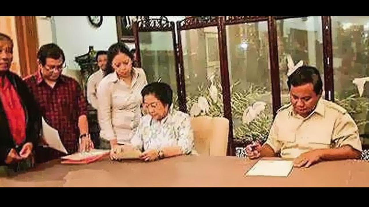 Megawati - Prabowo di Batu Tulis