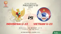 Piala AFC U-23: Indonesia U-23 vs Vietnam U-23. (Bola.com/Dody Iryawan)