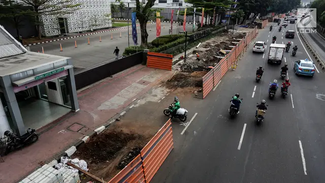 Percantik Ibukota, Pemprov DKI Revitalisasi Trotoar Hingga Desember 2019