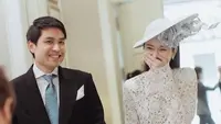 Nong Poy menggelar pesta lajang bersama berkonsep royal family ala Kate Middleton. [@poydtreechada]