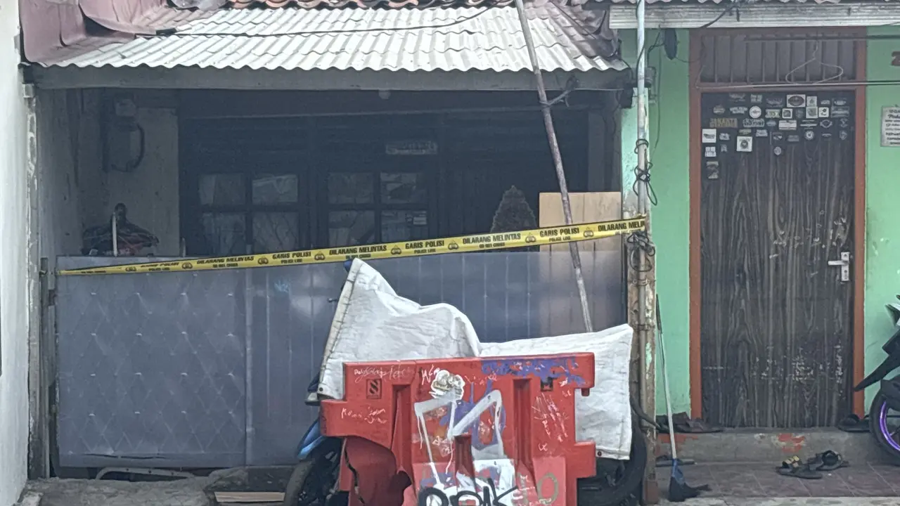Rumah kontrakan suami bakar istri di Jakarta Timur