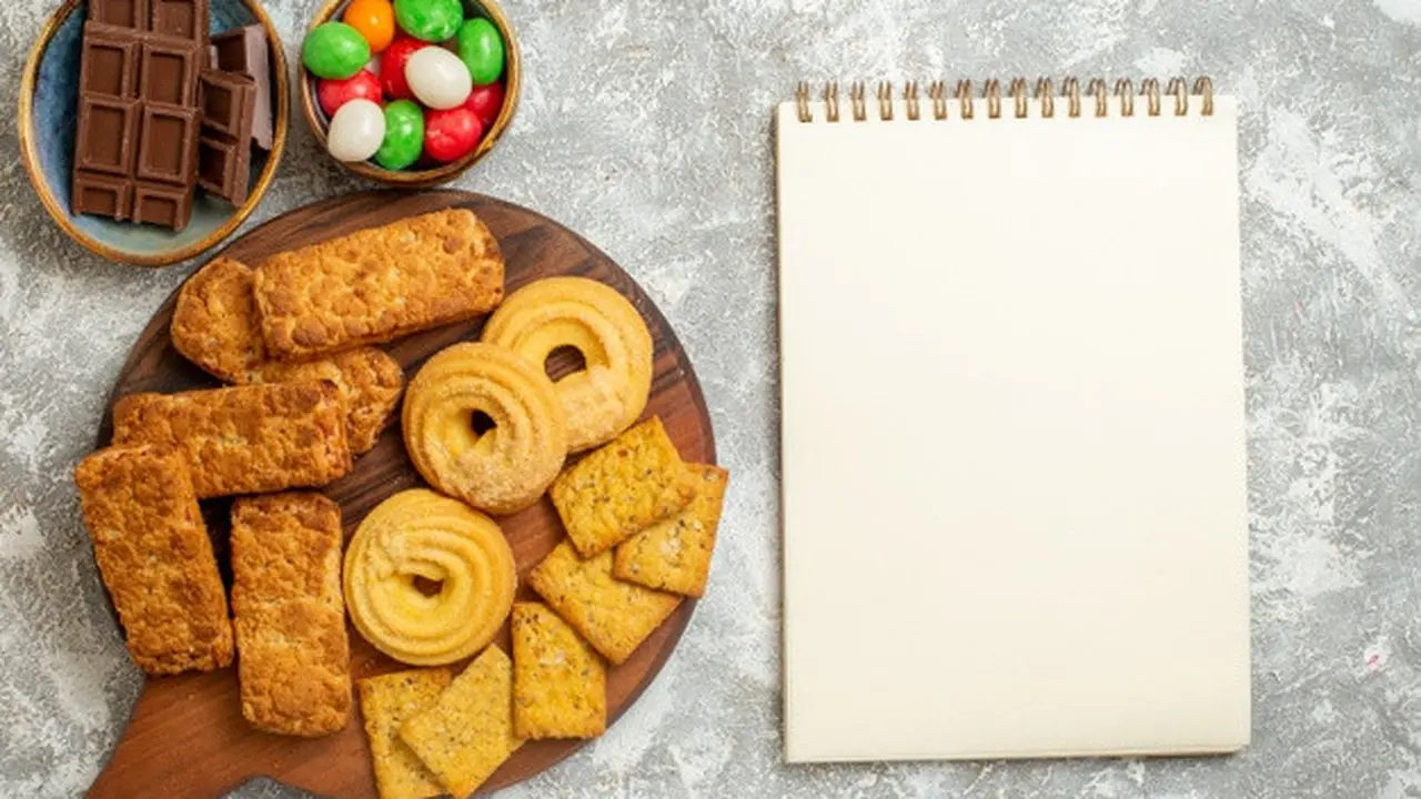 Ilustrasi resep, kue kering